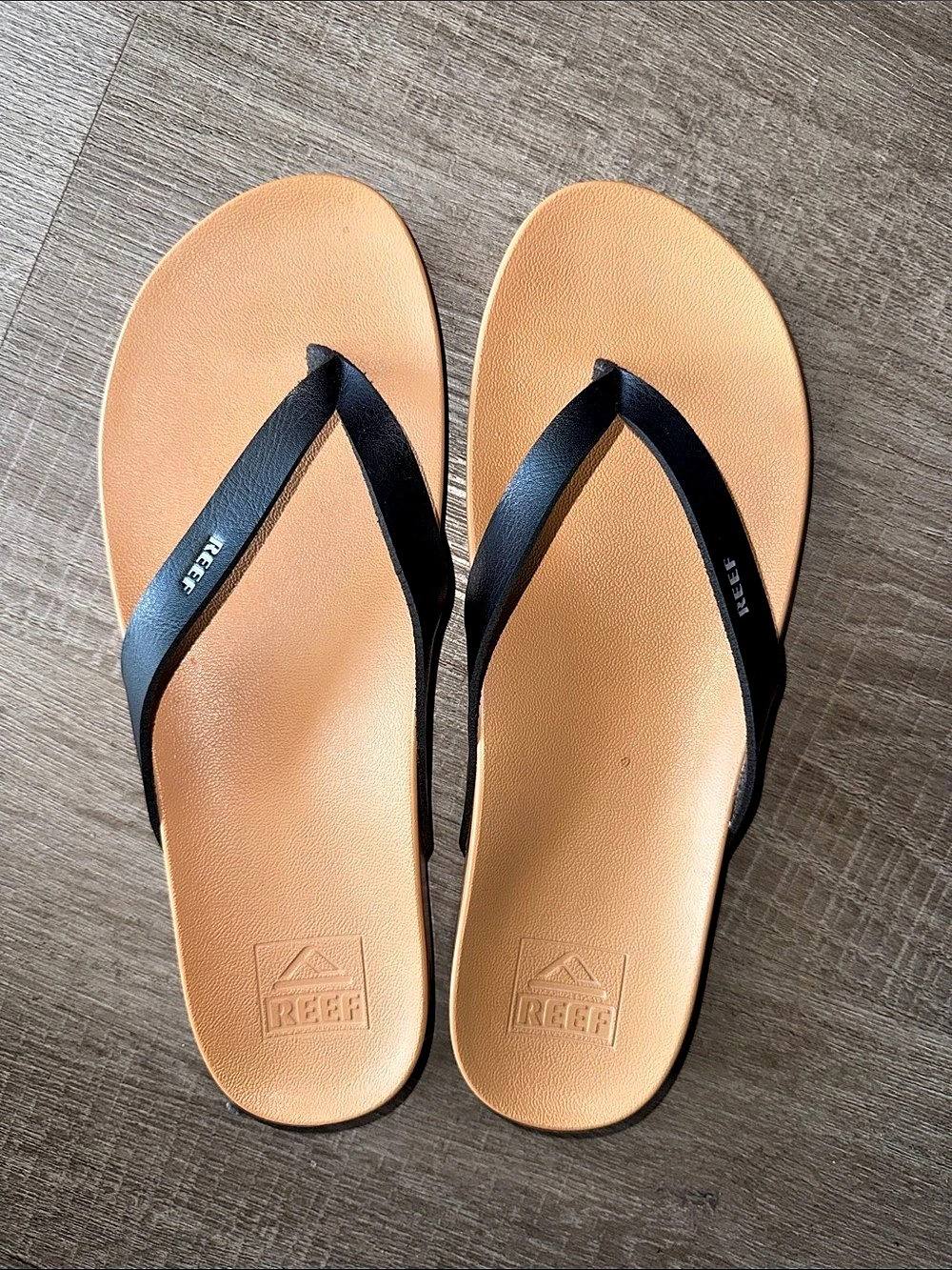 Reef C-25 Women's Thong Sandals US 8 Black